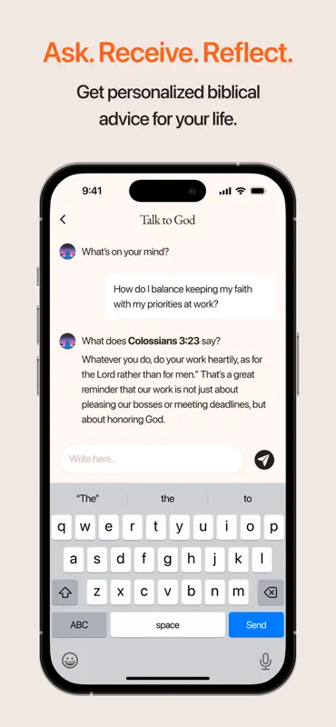 HeyGod: Bible Chat Devotionals screenshot 6 of 7