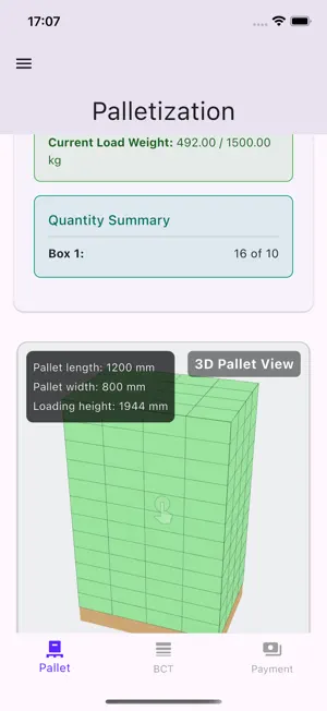Pallet Loading Calculator screenshot 1