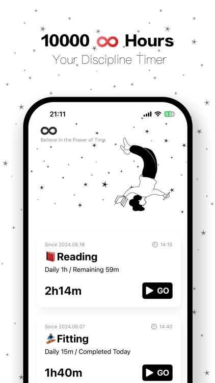 10000 Hours - Time Tracker