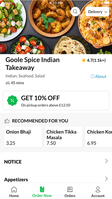 Goole Spice Indian Takeaway Screenshot