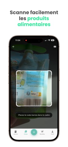 SnapOishi - Recettes & Calorie iPhone screenshot