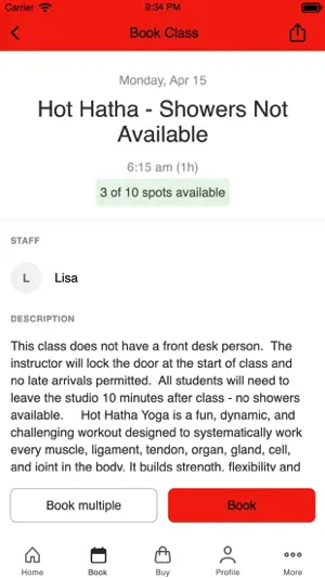 Hot Yoga Experience screenshot 3