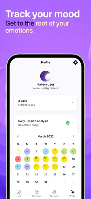 Haven: Self-Care Companion screenshot 3