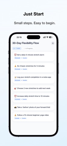 JustStart: Goal& Habit Tracker Screenshot 3 of 4