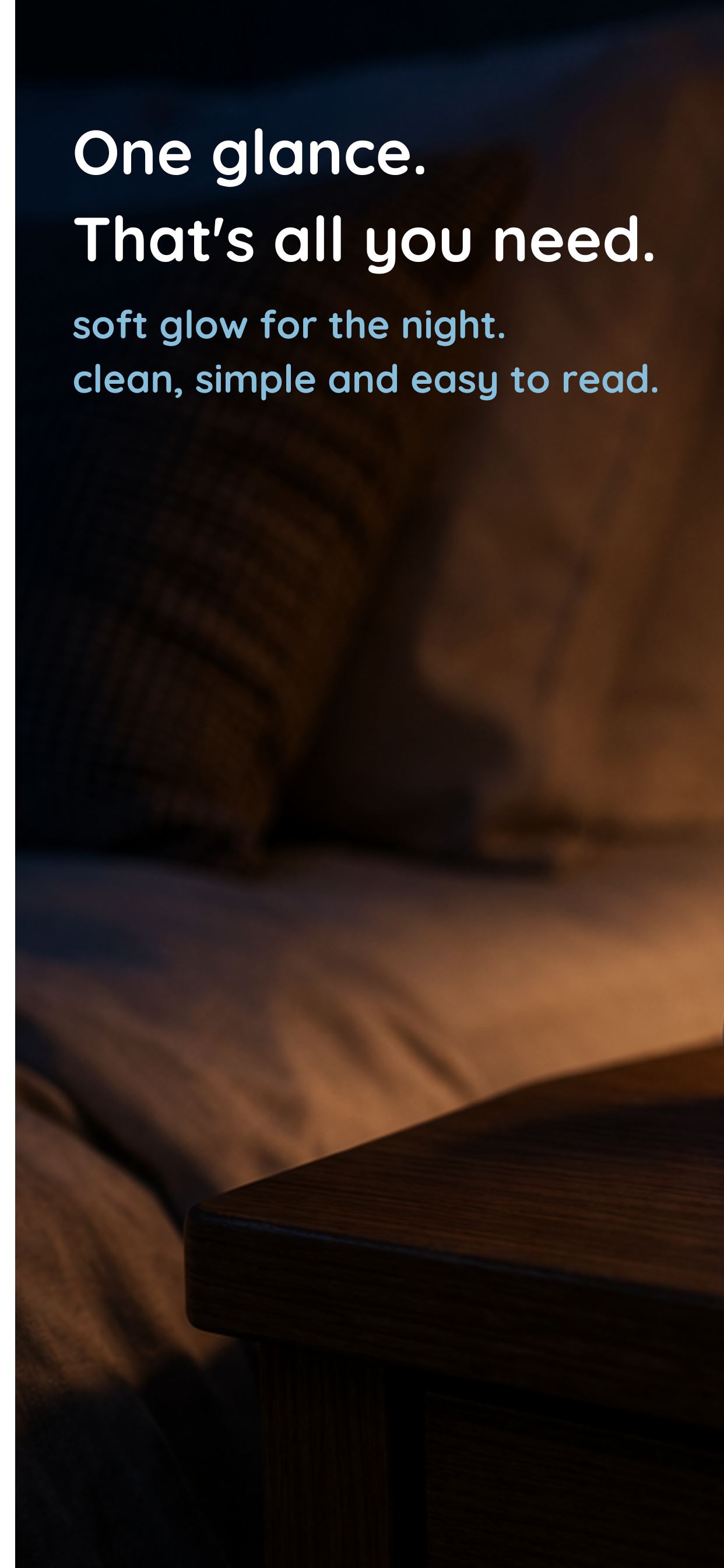 Nightstand – Bedside Clock PRO