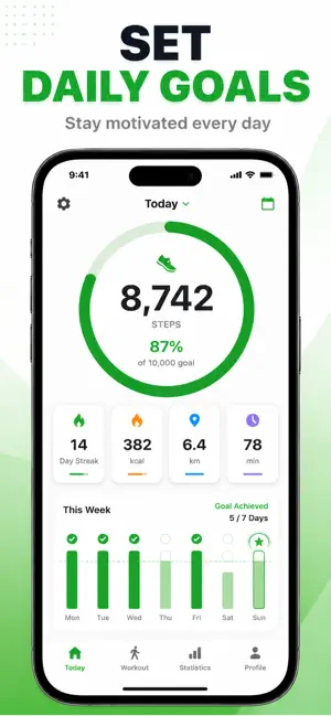 Steps Tracker & Pedometer screenshot 4