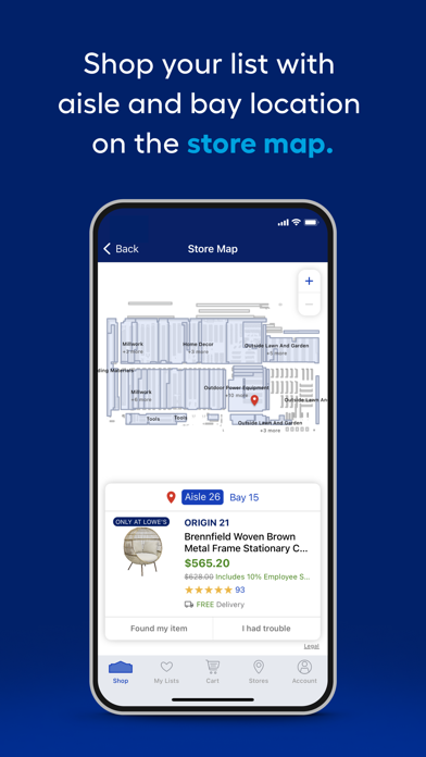 Lowe's Home Improvement Screenshot