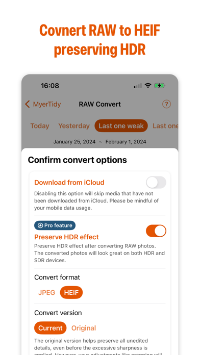 MyerTidy Screenshot