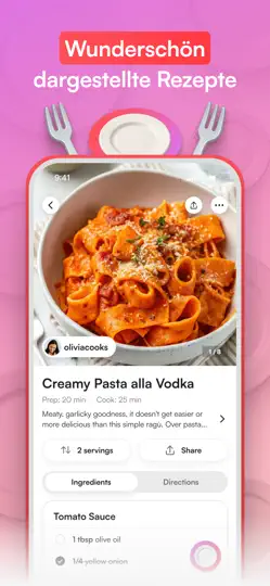 Screenshot von Osta: Rezepte Speichern auf dem iPhone 5