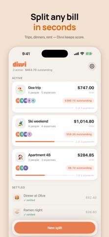 Divvi: Quick Split Screenshot 1 of 5