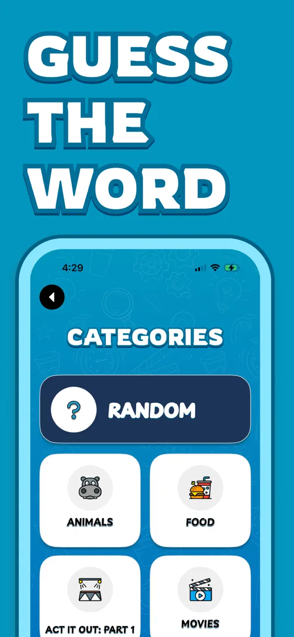 Screenshot #1 pour Catch It! Phrase Party Games