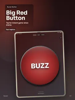 Buzzer: Big Red Button Sound iPad image 1