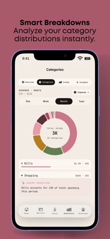 Sakura - Voice Expense Tracker screenshot