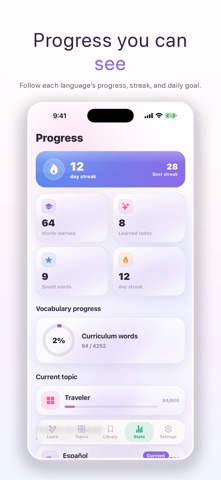 Wordmate: Learn 44 Languages Screenshot 8 of 9