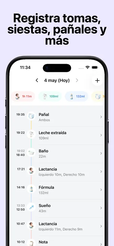 Seguimiento Bebé: Swaddle screenshot 2 of 7