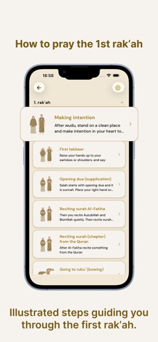 mNamaz - Prayer step by step Screenshot 4 of 7