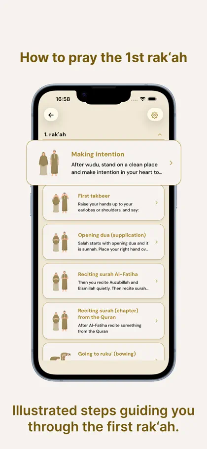 Screenshot 4 di 6 di mNamaz - Prayer step by step