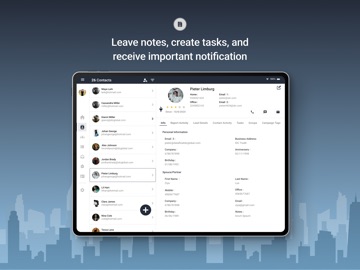 Burrow CRM iPad screenshot