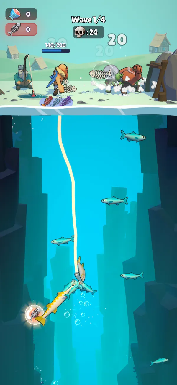 Screenshot #1 pour Fishing Viking