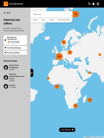 Jobs Opportunities iPad screenshot