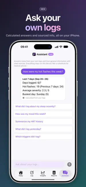 Pausa: Menopause Tracker screenshot 2
