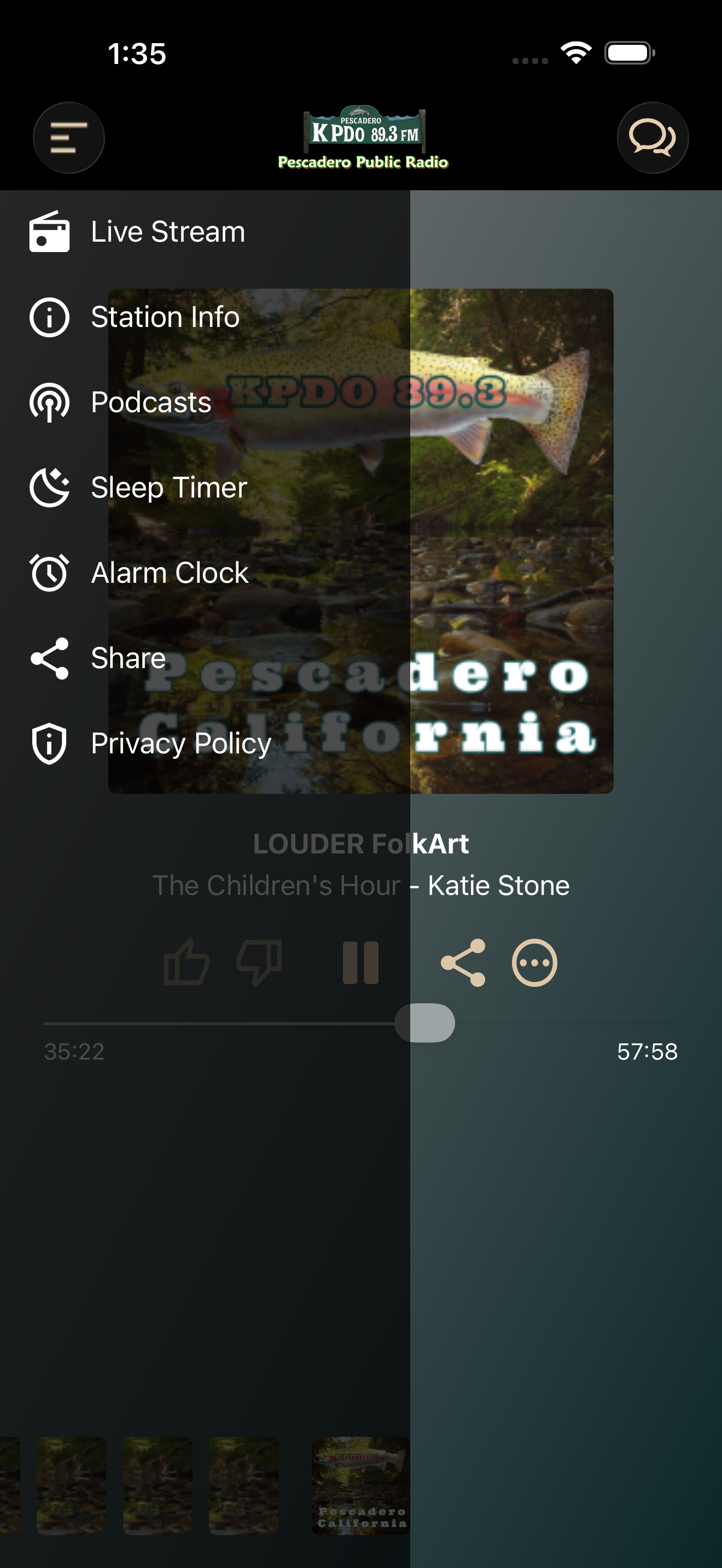 KPDO, Pescadero Public Radio screenshot 3