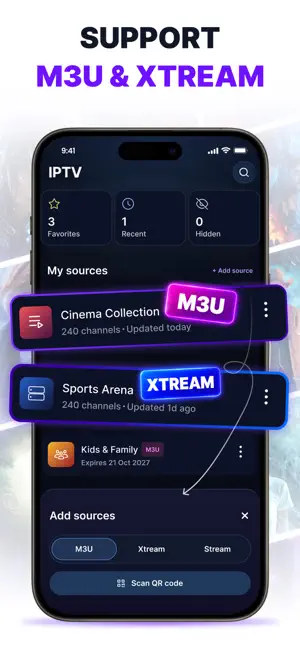 Smart TV Remote & IPTV Player screenshot 2