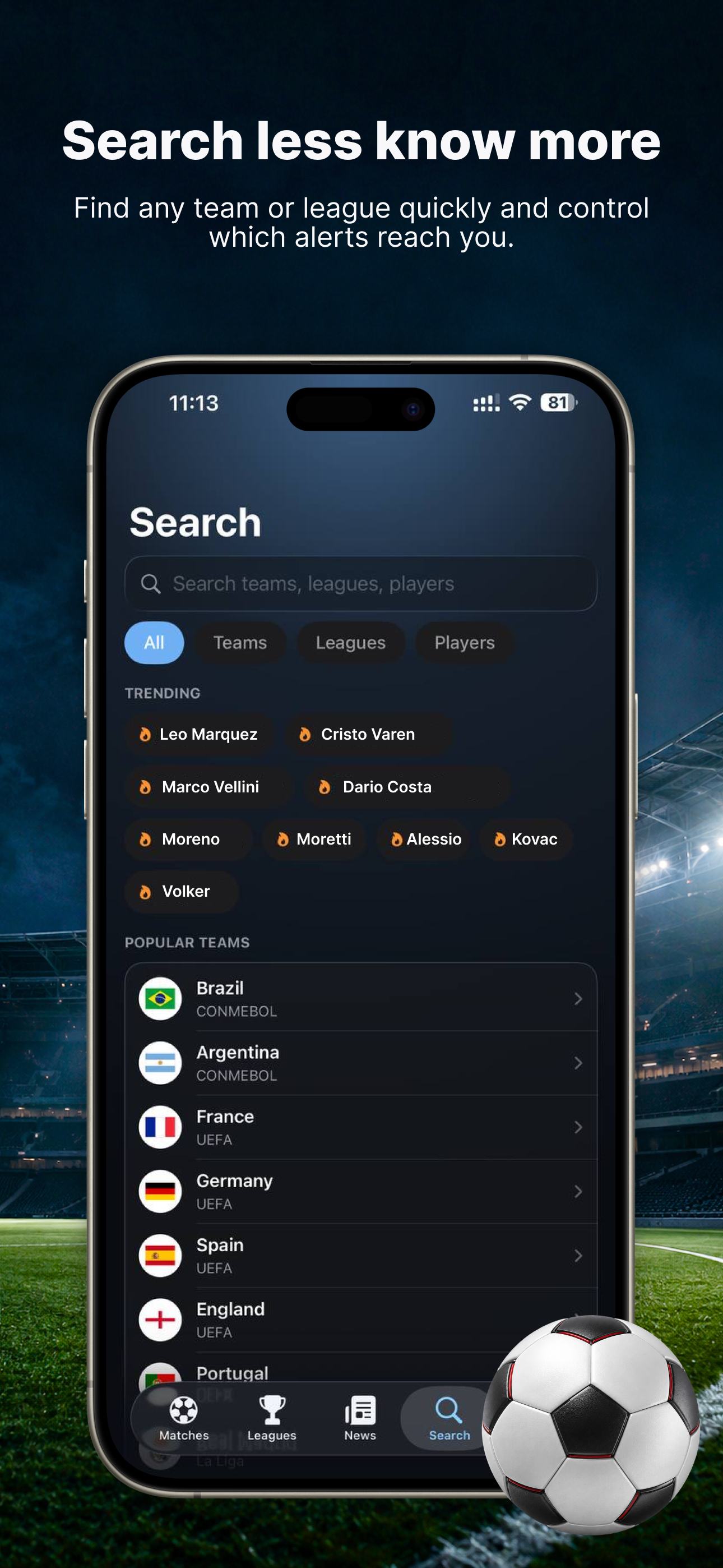 Live Goal: Live Soccer Scores screenshot 5