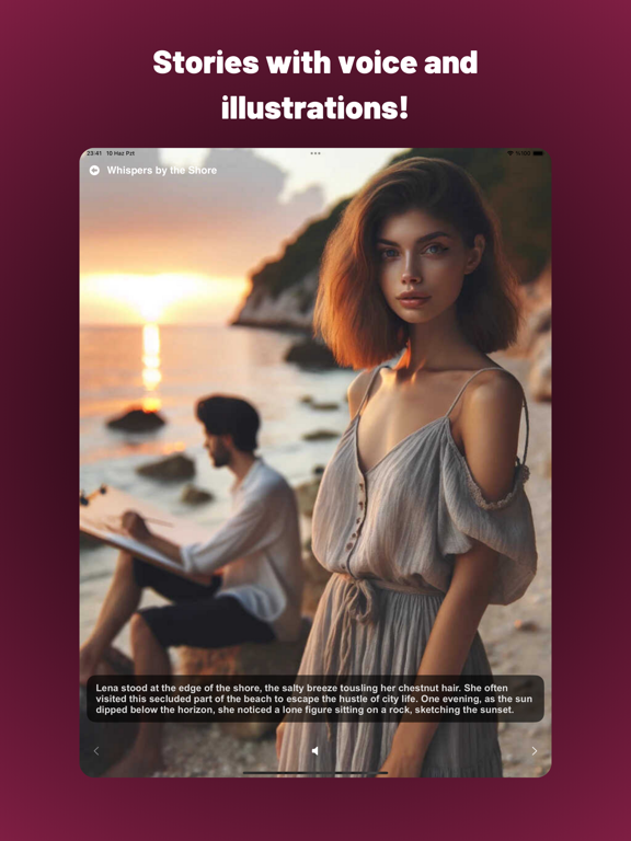 Story Genie & AI Chapters iPad screenshot 3 - Book app