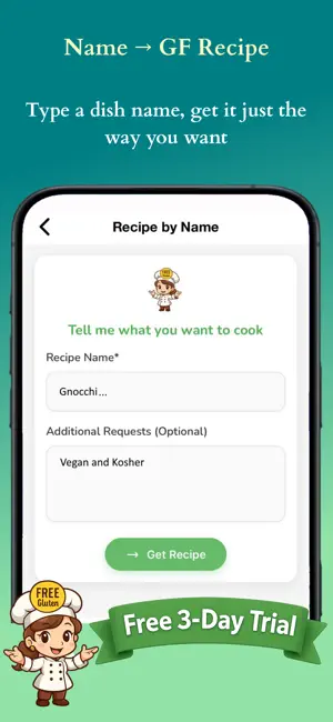 Gluten Free Snap to Recipe screenshot 2