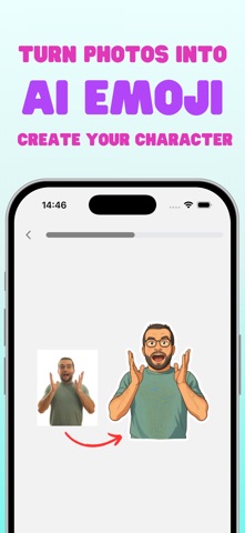 AI emoji sticker maker: Stikr screenshot