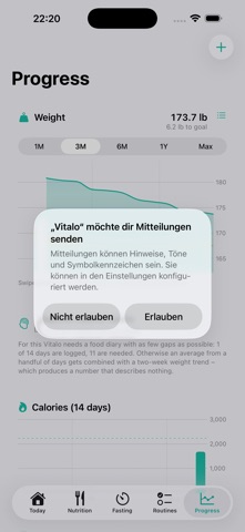 Vitalo: Calorie & Fasting Screenshot 6 of 6