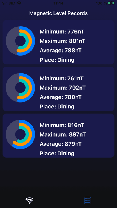 EMF & Magnetic Detector iPhone screenshot 4 - Utilities app