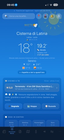 Meteo Cloud - Previsioni Meteo iPhone screenshot 1
