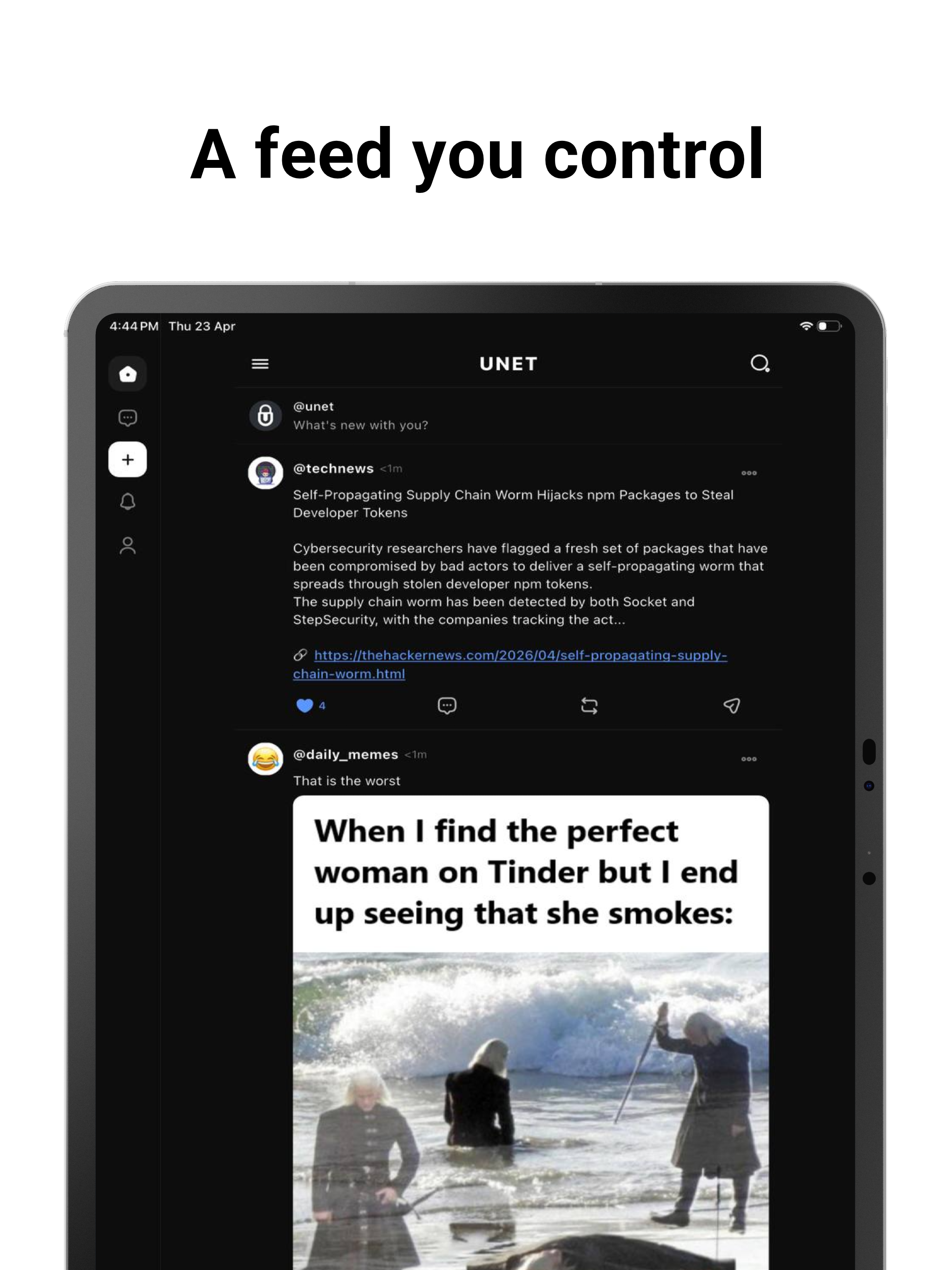 UNET: Social Network screenshot 6