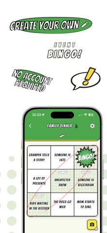 Event Bingo: Buzzword Game iPhone screenshot