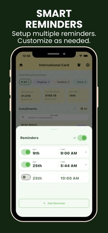 Tortol - Installments Tracker screenshot