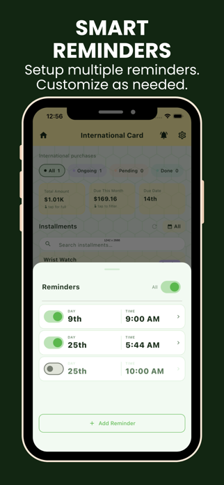 Tortol - Installments Tracker Screenshot 3 of 7