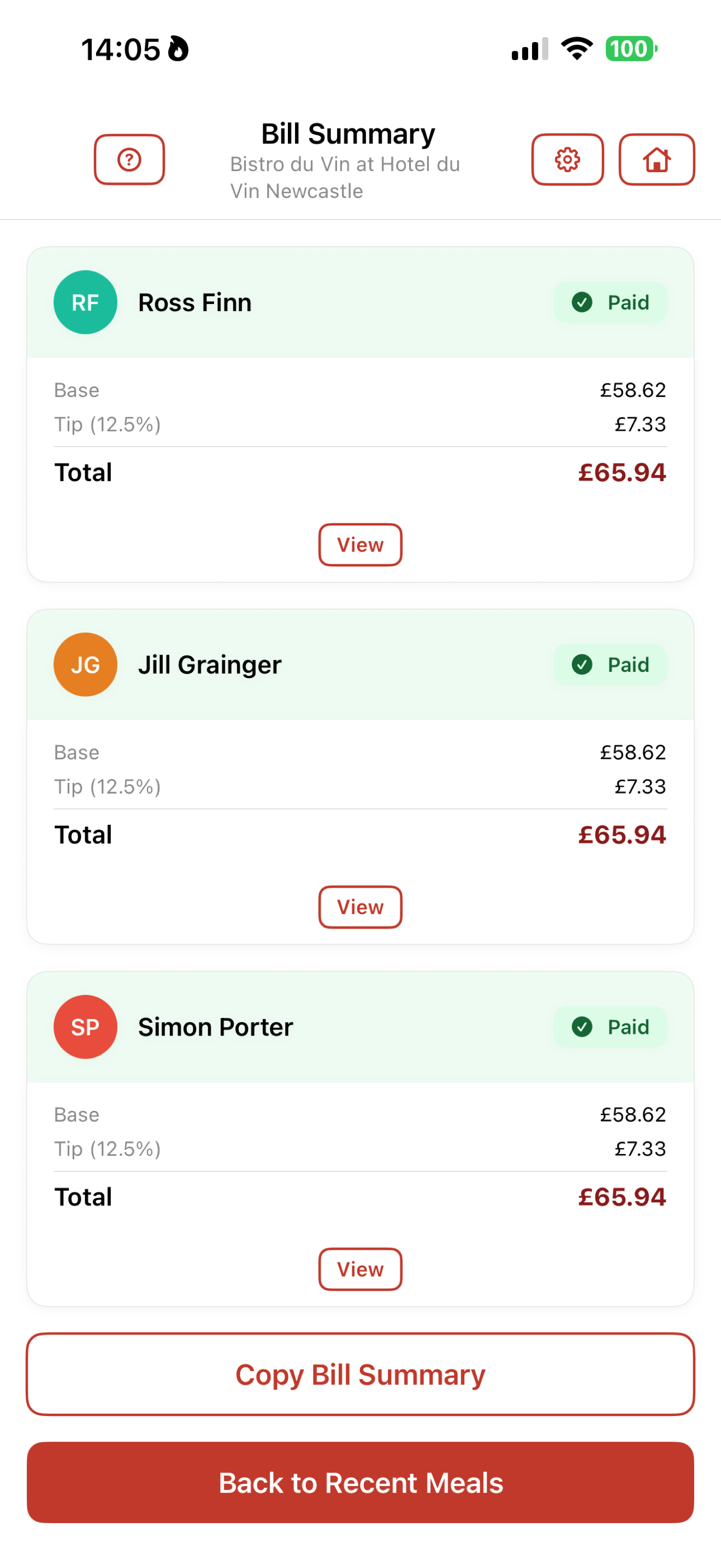 Dine and Divide screenshot 3