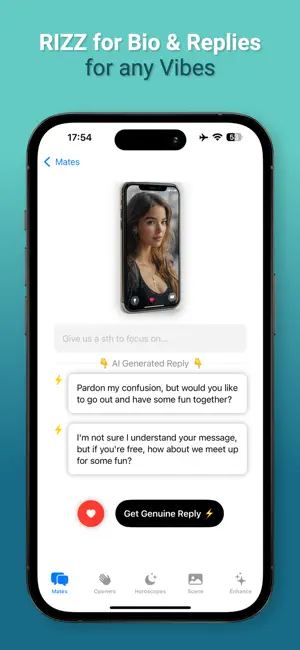 Mates: Rizz Astro Dating AI screenshot 1