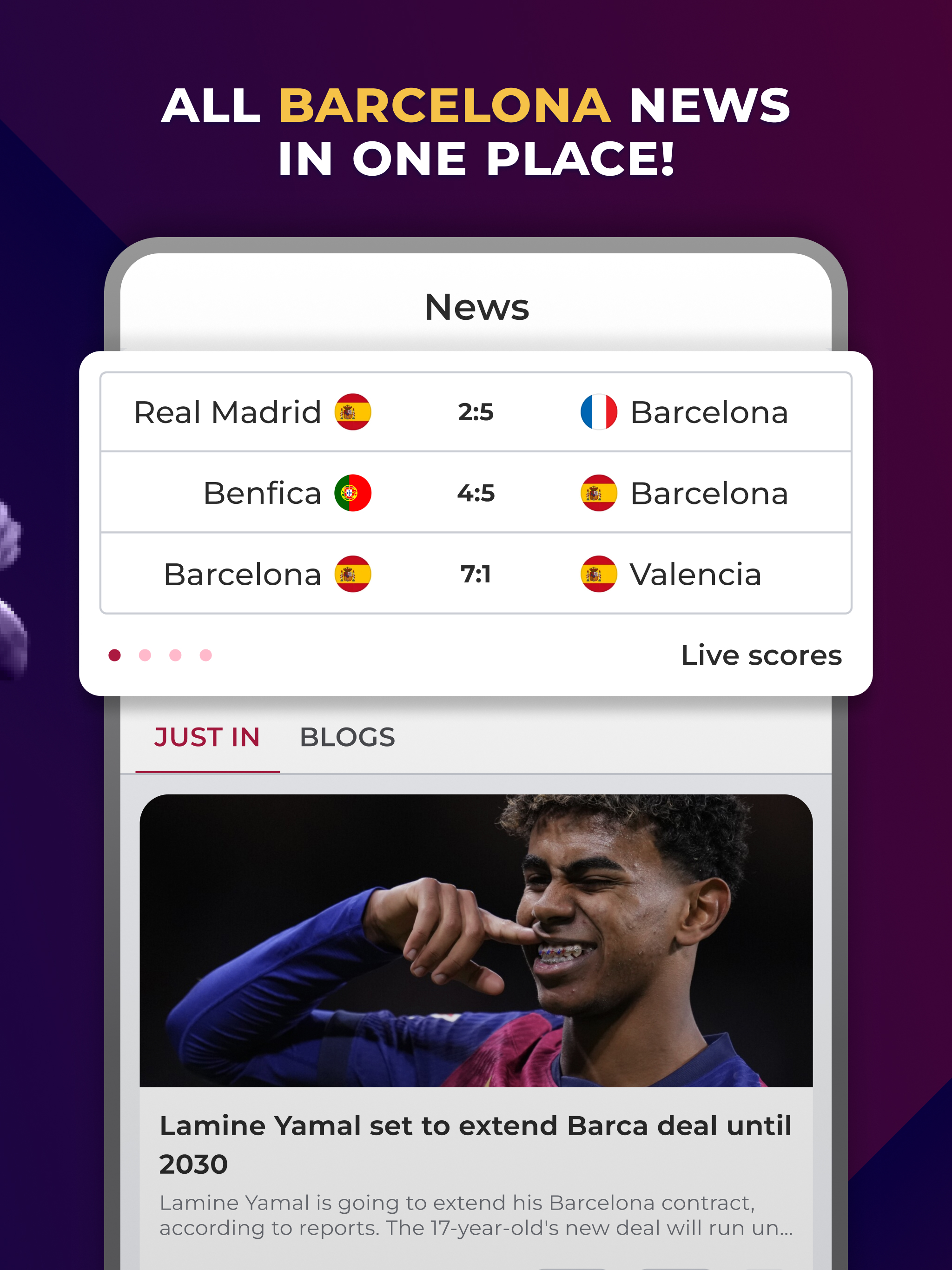 Barcelona Live - For Barca Fan screenshot 12