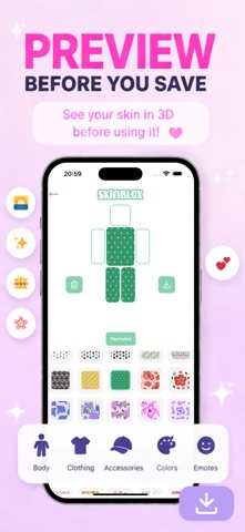 SkinBlox-Skin Maker for Roblox iPhone screenshot