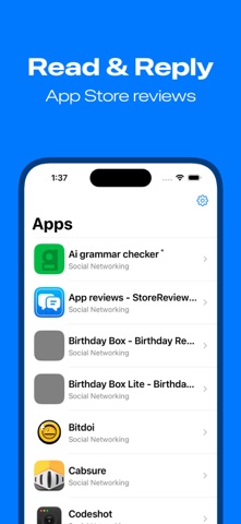 App reviews - StoreReviewKit Screenshot 1 of 5