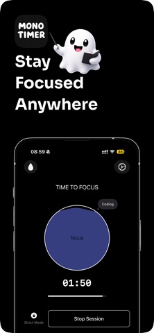 MonoTimer - Pomodoro Timer Screenshot 1 of 5