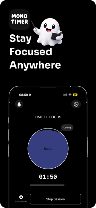 MonoTimer - Pomodoro Timer Screenshot 1 of 5