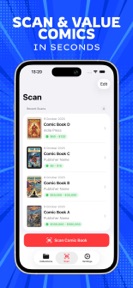 Comic Book Value Scanner App screenshot