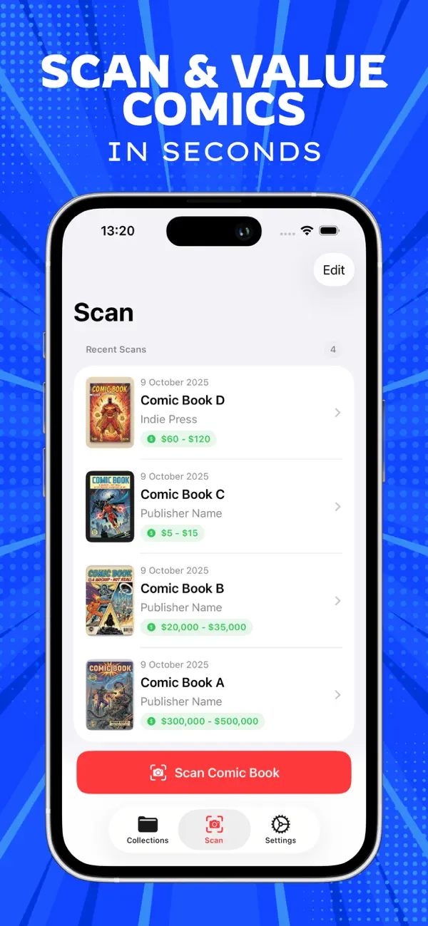 #2. Comic Book Value Scanner App (iOS) Von: Allegro Digital