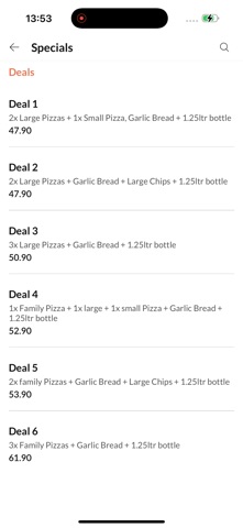 Mahoneys Pizza screenshot