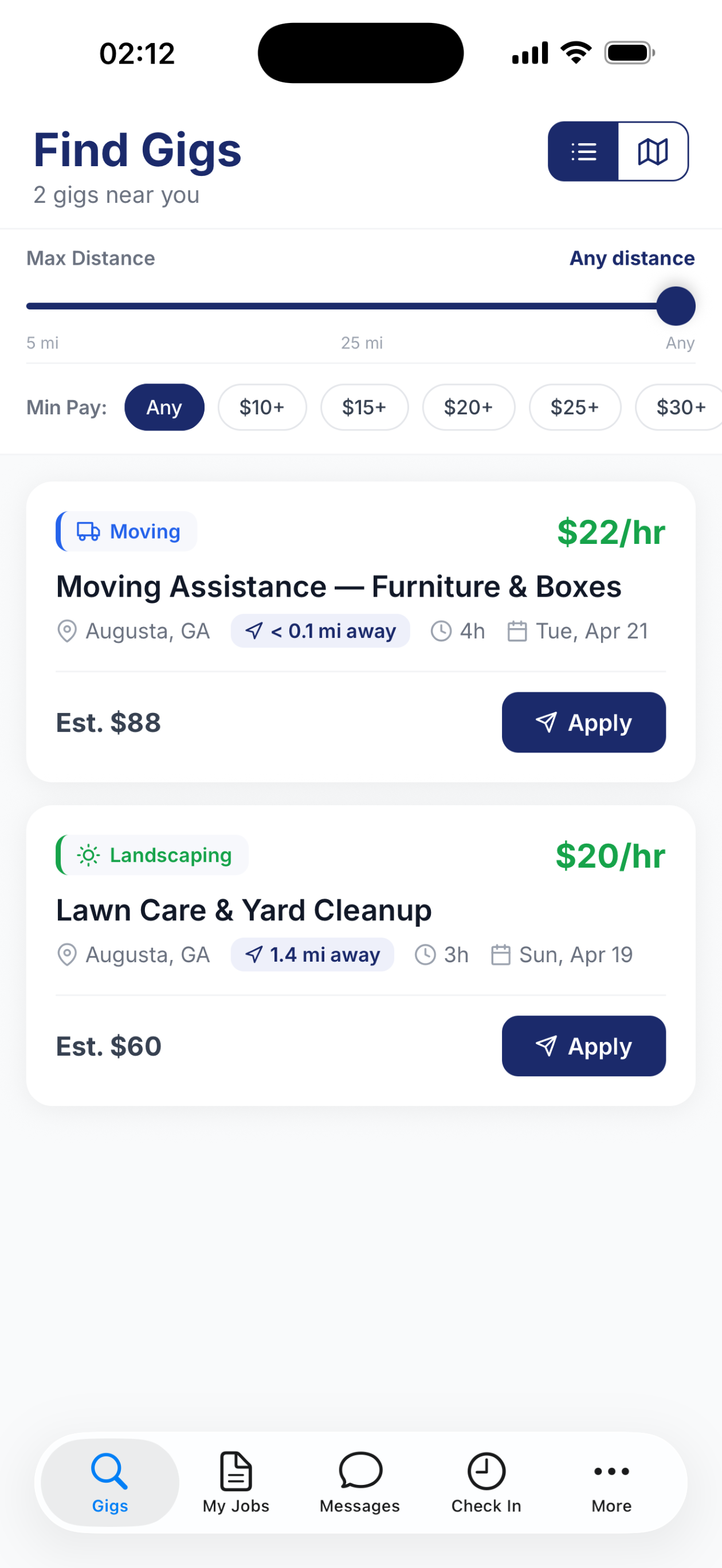 VetGig Mobile App