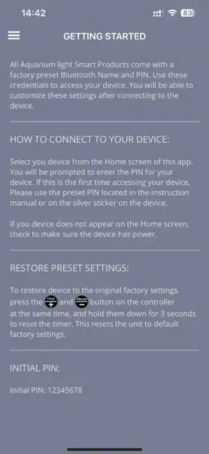 P-light controller screenshot 2